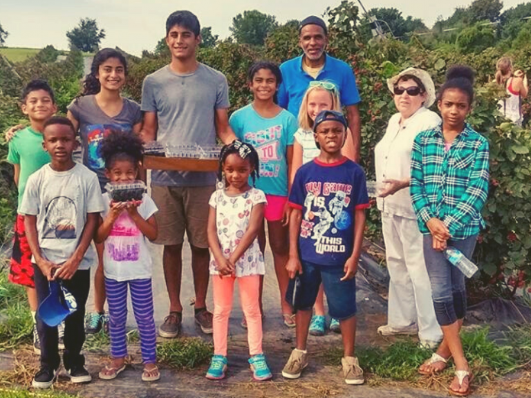After the Harvest family gleaning day