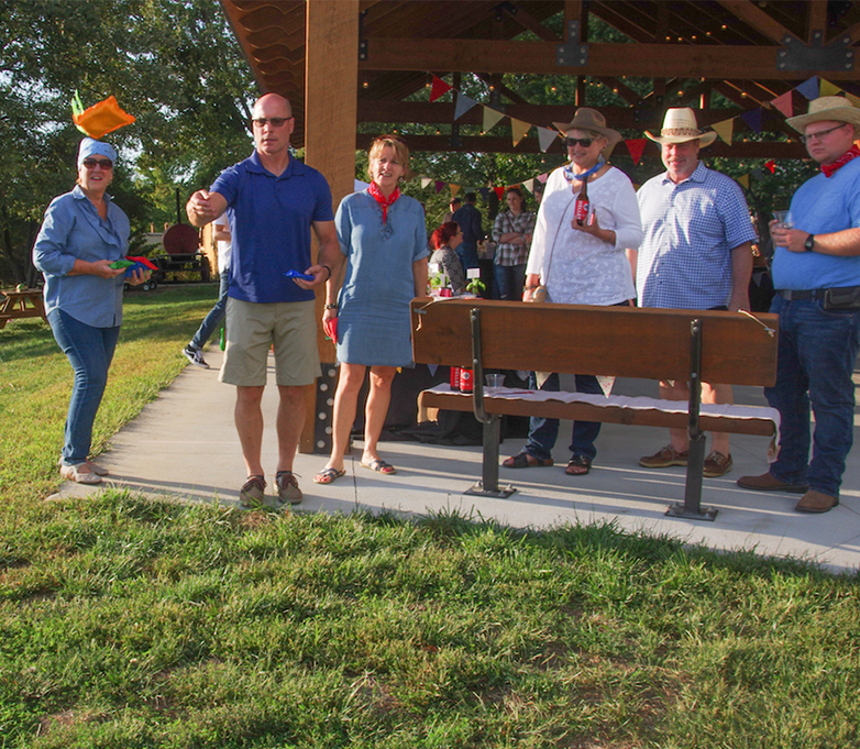 Group of people at a park